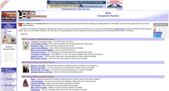 Desktop Screenshot of crosswords.christiansunite.com